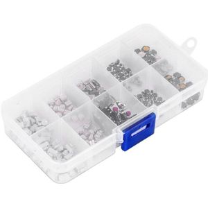 250Pcs Tactile Drukknop Auto Afstandsbediening Sleutel Knop Microschakelaar Tool Kit