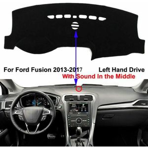 Auto Dashboard Cover Pad Voor Ford Fusion Anti-Slip Dashboard Tapijt Zonnescherm Dashmat Beschermende Cape Tapijt accessoires