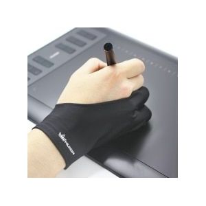 Huion Elastische Anti-Fouling Handschoen 1Pc Voor Grafische Tablet Pen Monitor Tekening Licht Doos Tracing Board Marker Schilderen-Gratis Grootte