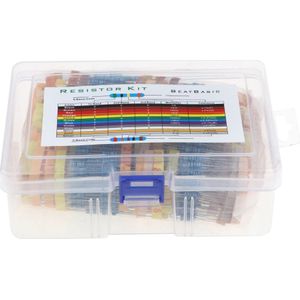 1100x Weerstand Kit Assortiment 0.1-10M Compliant (110 Waarden X 10 Stuks)