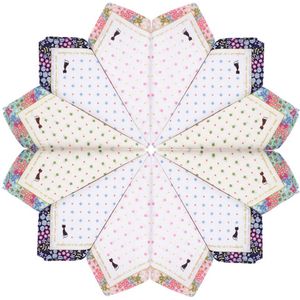 Katoenen Zakdoek Bloem Voor Meisje Kinderen 1 Set