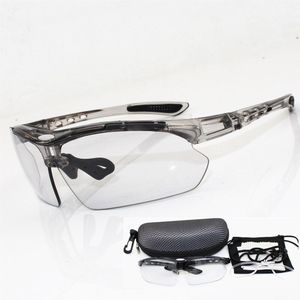 Fietsen Meekleurende Zonnebril Auto Lens Sport Verkleuring Bril Mannen MTB Mountainbike Fiets Finshing Goggles