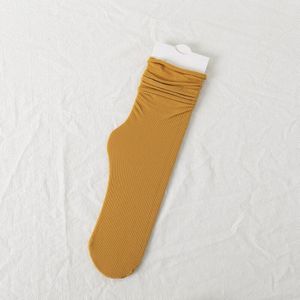 Lange Sokken Vrouwen Kleur Vrouw Mode Sokken Katoenen Harajuku Accessoires Ademende Potlood Sokken Elastische Solid Casual