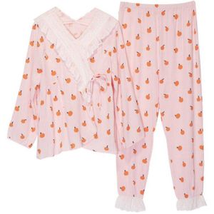 Zomer Vrouwen Pyjama Sets 2 Stuks Set Lounge Nachtkleding Nachthemd Voor Dames Pijamas Katoen Dunne Nachtkleding Voor Vrouwen X086