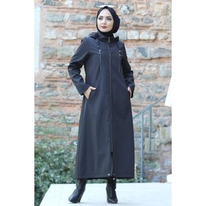 Ornament Rits Trenchcoat TSD8876 Zwart