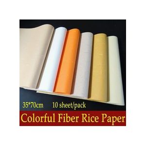 Kleurrijke Chinese Schilderen Rijstpapier Yunlong Xuan Papier Fiber Papier Voor Schilderen Kalligrafie Kunst Schoolbenodigdheden