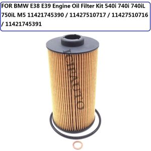Voor Bmw E38 E39 Motorolie Filter Kit 540i 740i 740iL 750iL M5 11421745390 / 11427510717 / 11427510716 / 11421745391