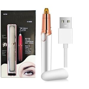 Link] Elektrische Wenkbrauw Trimmer Make Pijnloos Eye Brow Epilator Mini Scheerapparaat Scheerapparaten Facial Hair Remover