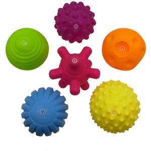 4-6 Stuks Structuur Multi Bal Set Ontwikkelen Baby Tactiele Zintuigen Speelgoed Baby Touch Hand Bal Speelgoed Baby training Bal Massage Zachte Bal