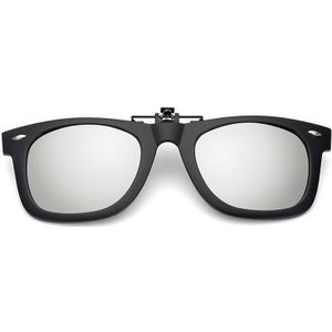 Vintage Stijl Gepolariseerde Zonnebril Clip Vrouwen Mannen Vierkante Frame Nachtzicht Glazen Voor Vissen Rijden Reizen
