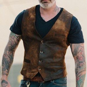 Mannen Pak Vest Boutique Wol Tweed Slim Fit Leisure Katoen Mannelijke Gentleman Beckham Business Vest Voor Bruiloft Bruidsjonkers