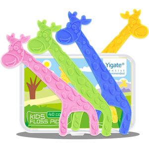 Kids Leuke Tandzijde Flosser , 10 Dozen (40Pcs Elke Doos) kinderen Cartoon Picks Tanden Tandenstokers Stick Tand Schoon Oral Care