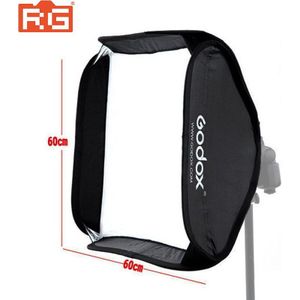 Godox 60x60 cm Softbox Zak Kit voor Camera Studio Flash fit Bowens Elinchrom Mount