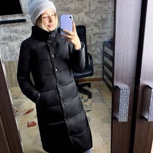 Vrouw Parka Kleding Voor Vrouwen Jas Beige Zwart Katoen Casual Warm Mode Knop Verlengen Winter Jas