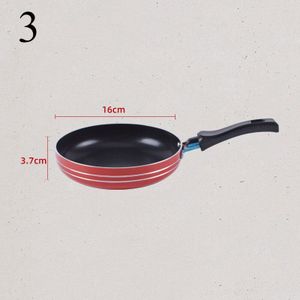 12/14/16Cm Ronde Pannen Ontbijt Ei Bak Pot Non-stick Aluminiumlegering Omelet Pan huis Keuken Koken Ware Voor Gasfornuis