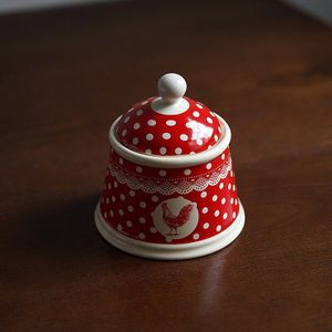Creatieve Export Naar De Verenigde Koninkrijk Polka Dot Cherry Keramische Melkkan Melk Mok Afternoon Tea Koffie Cup Set Meisje hart LB71002