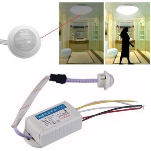 Ir Infrarood Led Body Motion Sensor Automatic Light Lamp Schakelaar 220V AI88