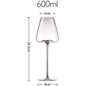 Creatieve 270-600Ml Bolle Bodem Handgemaakte Rode Wijn Glas Ultra-Dunne Crystal Bordeaux Bordeaux Beker Art Grote buik Proeverij Cup