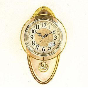 3d Swing Klok Grote Slinger Klokken Muur Luxe Vintage Shabby Chic Stille Klok Horloge Mechanisme Reloj De Pared Goud Muur klok