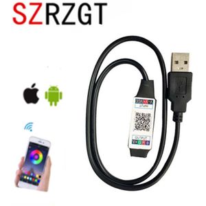 Mini Rgb Bluetooth-Compatibele Controller Usb 5V Muziek Bluetooth Led Controller Light Strip Controller Voor Rgb Led Strip
