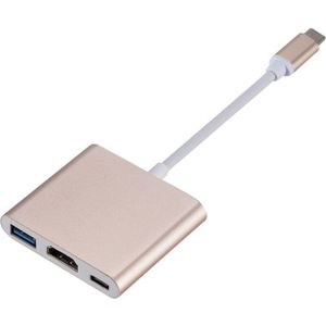 USB-C Naar Hdmi 3 In 1 Kabel Converter Voor Samsung Huawei Apple Usb 3.1 Thunderbolt 3 Type C Schakelaar Om hdmi 4K Adapter Kabel 1080P
