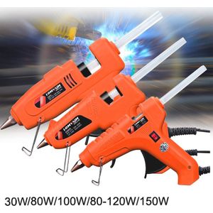 80W / 100W / 80-120W / 150W Hoge Temp Melt Lijmpistool Heatgun pneumatische Diy Graft Reparatie Tools Elektrische Siliconen Guns