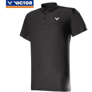 Victor Leisure Serie Gebreide Polo T-shirt S-00020 Dezelfde Stijl Voor Mannen En Vrouwen