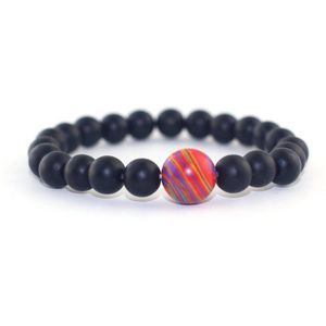 4 kleuren Armband Sieraden Mannen Vrouwen Armbanden Boho Natuurlijke Stenen Kralen Yoga Kralen Energie Meditatie