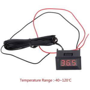 Led Digitale Thermometer Auto Probe Koelkast Vriezer Temperatuur-40 ~ 120C Graden Diy
