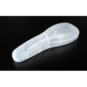 Blue Travel Draagbare Mannen Scheermesjes Houder Scheerapparaat Case Vrouwelijke Scheren Machine Doos