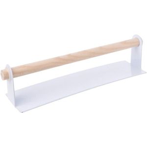 Papieren handdoekhouder, houten papierrolhouder, vrijstaand