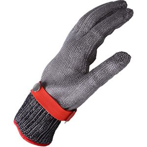 Veiligheid Cut Proof Steekwerende Rvs Handschoenen Hoge Sterkte Film Polyethyleen Metal Mesh Slager S/M/L/Xl