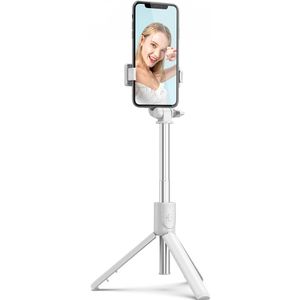Draadloze Selfie Stok Aluminium Telescopische Pole Smart Telefoon Handheld Selfie Stand Statief All-In-One Desktop Stand