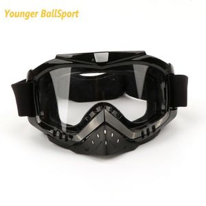 Motorfiets Beschermende Gears Flexibele Cross Helm Gezichtsmasker Motocross Goggles Atv Dirt Bike Utv Eyewear Gear Bril Skibril