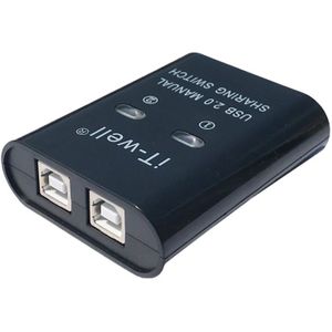 Usb Drive-Gratis Manual Printerdeling Apparaat Twee Computers Delen 1 Usb Apparaat Voor Toetsenbord Muis Usb Flash Drive printer