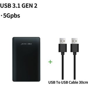 Acasistype-C Mobiele Harde Schijf Box 2.5-Inch Externe Harde Schijf Case Universele USB3.0 Sata Beschermende Desktop Reading shell