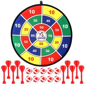 Veilig Board Games Voor Kinderen 14.2 Inch Doek Stof Dartbord Set Met Habing Riem Voor Jongens Meisjes Darts Soft tip