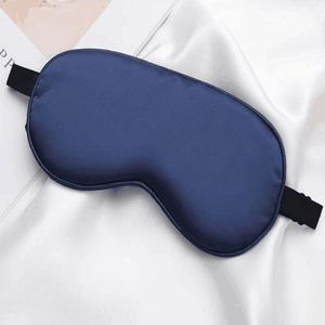 1Pc Dubbelzijdig Imitatie Zijde Slaap Oogmasker Reizen Ademend Schoonheid Cover Eyepatch Blindfold Zachte Pad Bed Voeringen