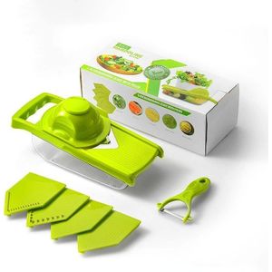 Groentesnijder Handleiding Multifunctionele Fruit Slicer Rasp Shredders Afvoer Mand Snijmachines Gadget Verstelbare Keuken Accessoires