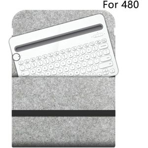 Reizen Anti Shock Opslag Draagtas Draagbare Beschermende Keyboard Tas Vilt Accessoires Compact Cover Voor Logitech K380