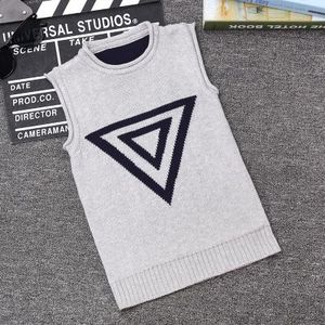 AD Cure Driehoek Patroon Baby Truien Vest Katoen Jongens Meisjes Truien Winter Kids Kleding Peuter Kinderkleding 12M-3Y