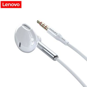 Lenovo XF06 3.5Mm Wired Hoofdtelefoon In-Ear Headset Stereo Muziek Oortelefoon Slimme Telefoon Oordopjes In-Line Controle met Microfoon