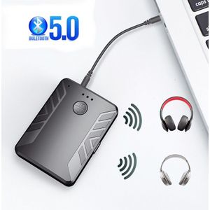 Draadloze Bluetooth Adapter 5.0 Kan Twee Bluetooth Oortelefoon, Huis En Auto Bluetooth Ontvanger Zender Tegelijkertijd