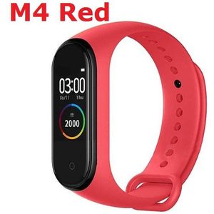M4 Pro Smart Band Thermometer Hartslag Bloeddrukmeter Mannen Smart Horloge Fitness Armband Smartband Voor Android Ios