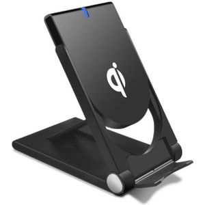 Portable Charging Pad voor iphone Samsung xiaomi mix 2 s Qi Draadloze Oplader Opvouwbare Beugel Verticale smart Telefoon Oplader mat