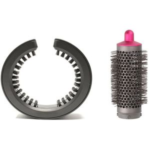 Cylinder Comb,Cleaning Brush for Dyson Airwrap Hair Curler Rotating Straightening Hair Curling Brush Attachment