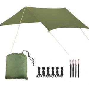 Hangmat Regen Vliegen Waterdichte Tent Tarp, Uv-bescherming En Pu 3000Mm Waterdicht, Lichtgewicht Voor Camping, en Outdoor Avontuur