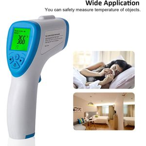 Infrarood Thermometer Voorhoofd Thermometer Non Contact Thermometers Lcd Display Hoge Precisie Handheld Temperatuur Meter