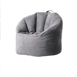 Candy Color Bean Bag Sofa Cover Without Filler Lounger Sofa Chair Ottoman Seat Living Room Furniture Beanbag Pouf Puff Couch