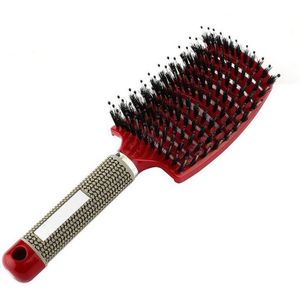 Meisje Haar Hoofdhuid Massage Kam Nylon Zwangere Vrouwen Losse Borstel Salon Hair Styling Tool